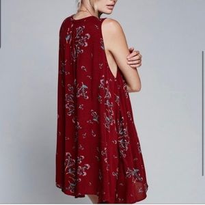 Free People | Snap Out of It Floral Sleeveless Swing Tunic | Size Small